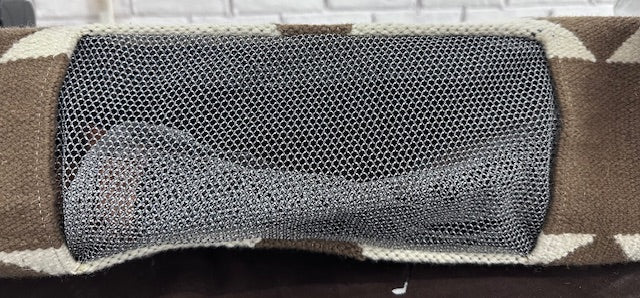 Cuttinup Cowgirl Tote mesh bottom