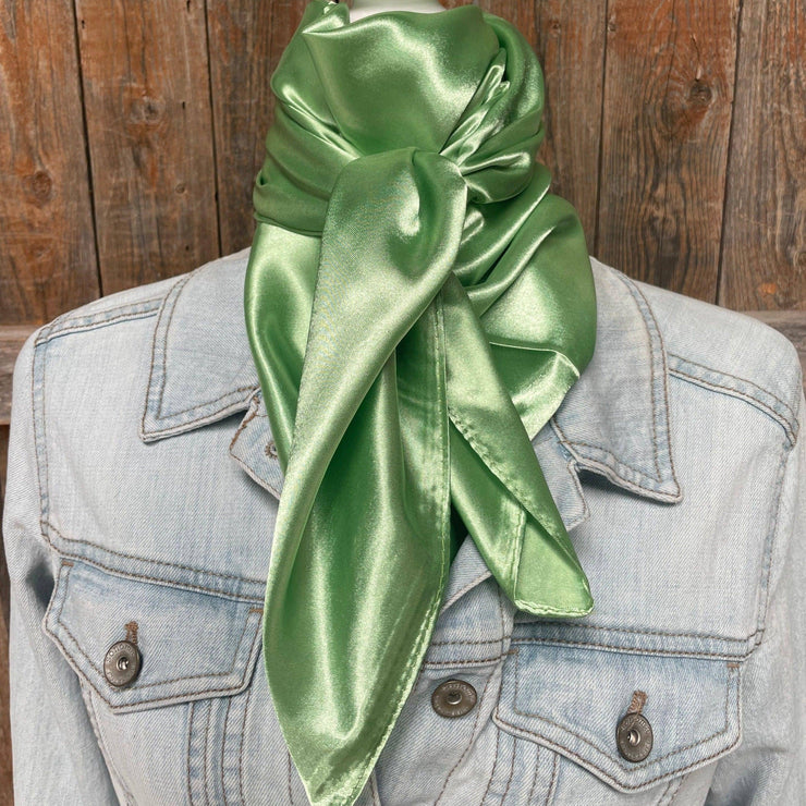 35X35" Solid Lime Wild Rag / Scarf WRS26